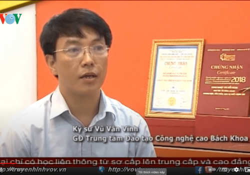 Phóng sự VOV - đưa tin về tầm quan trọng của Dạy nghề - Học nghề 