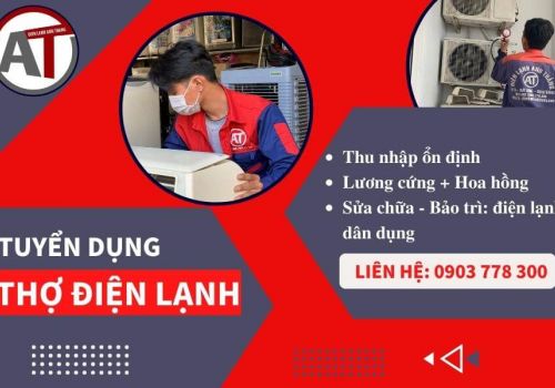 Công ty TNHH Điện lạnh Anh Thắng tuyển thợ điện lạnh - TPHCM